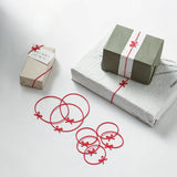 Load image into Gallery viewer, Red Rubber Band with Bow for Gift Wrapping