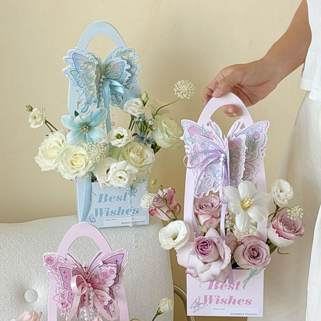 10pcs Butterfly Floral Arrangement Box