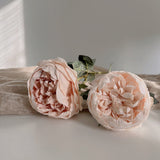 Load image into Gallery viewer, Vintage Long-Stemmed Austin Rose Artificial Flower