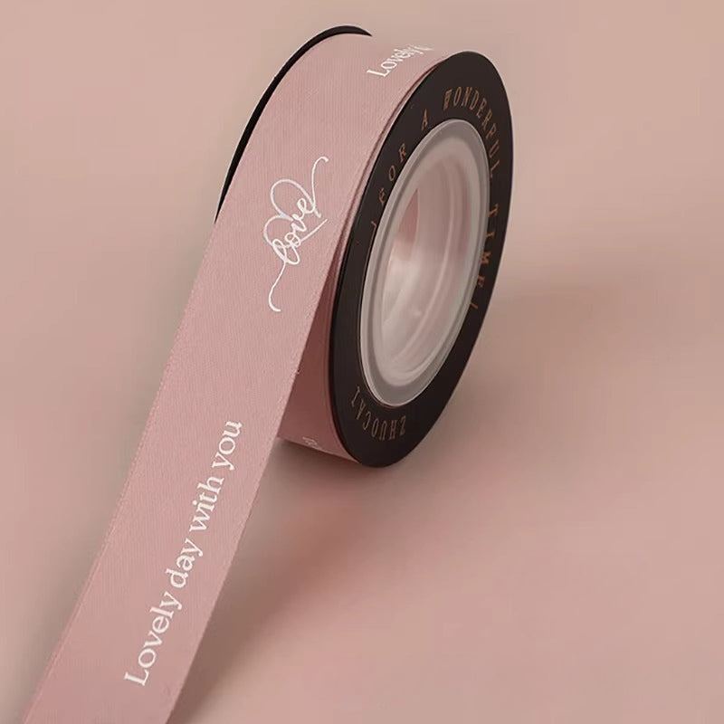 LOVELY DAY WITH YOU Gift Ribbon (2cmx10Yd)