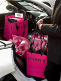 Load image into Gallery viewer, 6pcs Large Hot Pink Gift Bag for Bouquets