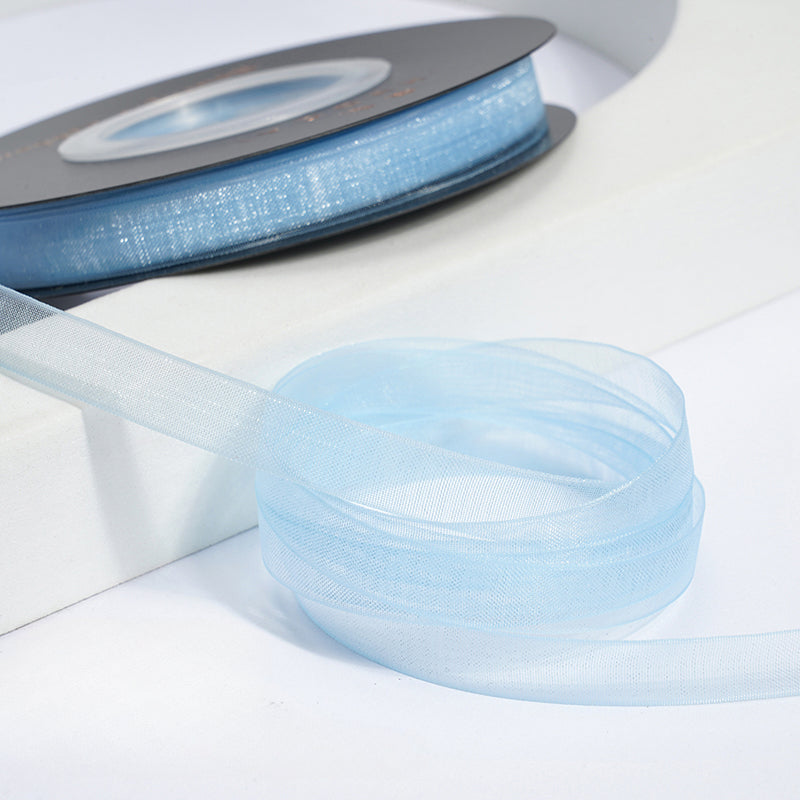 Solid Color Sheer Organza Ribbon (10mmx50Yd)