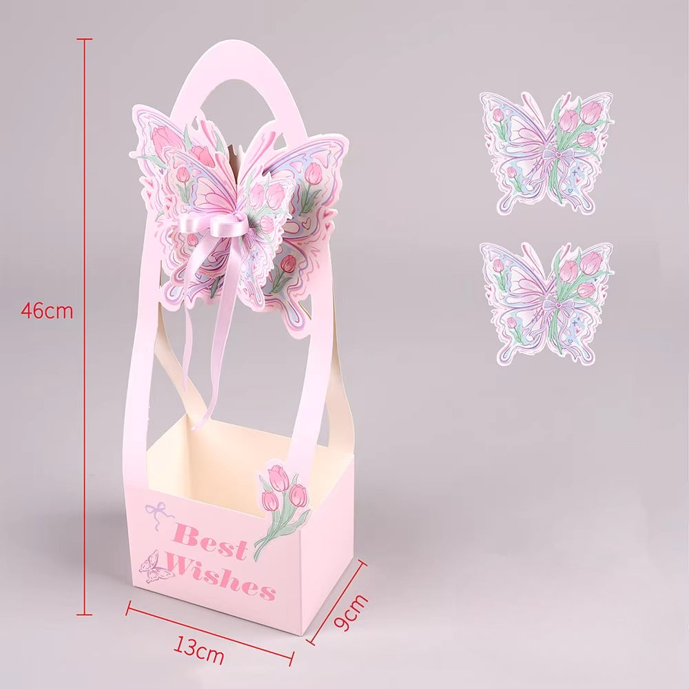 10pcs Butterfly Floral Arrangement Box