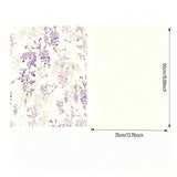 Load image into Gallery viewer, 10pcs Wisteria Floral Bouquet Wrap Paper (38x50cm)