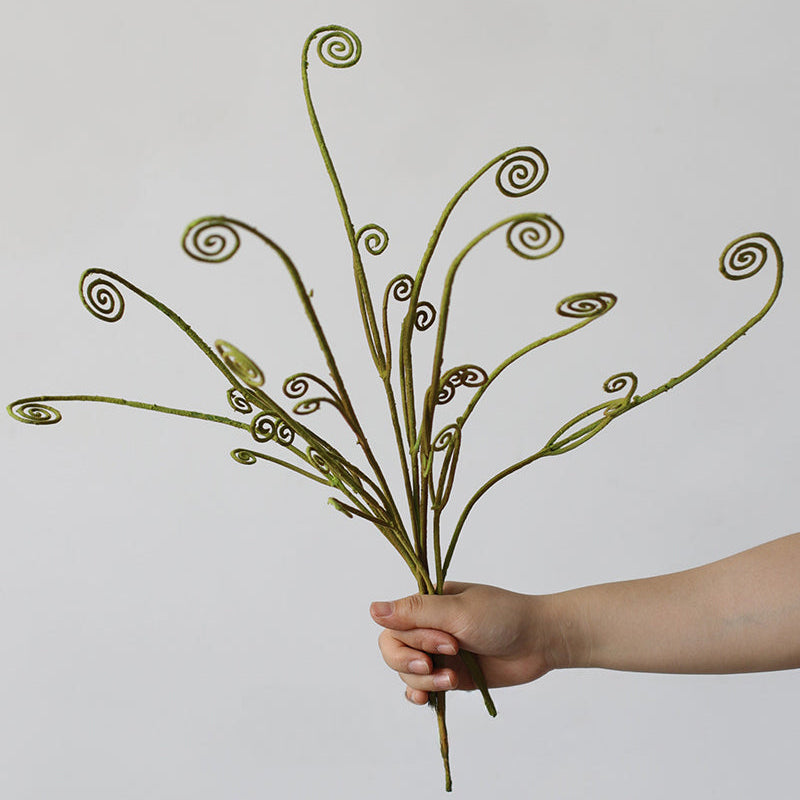 Artificial Green Fiddlehead Fern Plant
