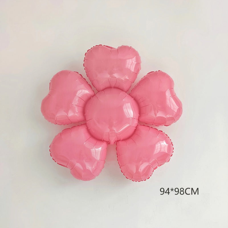 Large Daisy Flower Foil Party Balloons
