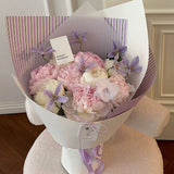 Load image into Gallery viewer, 10pcs Plaid Pattern Bouquet Wrap Paper (43x58cm)