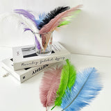 Load image into Gallery viewer, Colored Ostrich Feather Bouquet Decorations Pack 10