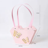 Load image into Gallery viewer, 10pcs Butterfly Floral Gift Bag Bouquet Carrier