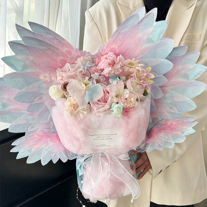 Papier d'emballage pour fleurs « Ailes d'ange »