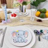 Load image into Gallery viewer, 40-Pack Cute Baby Elephant Paper Napkins