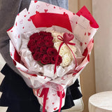 Load image into Gallery viewer, 20pcs Romantic Heart Flower Wrap Paper (57x57cm)