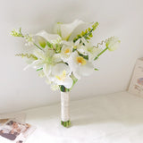 Load image into Gallery viewer, White Orchid &amp; Calla Lily Bridesmaid Bouquet