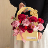Load image into Gallery viewer, 10pcs Butterfly Floral Gift Box with Handle