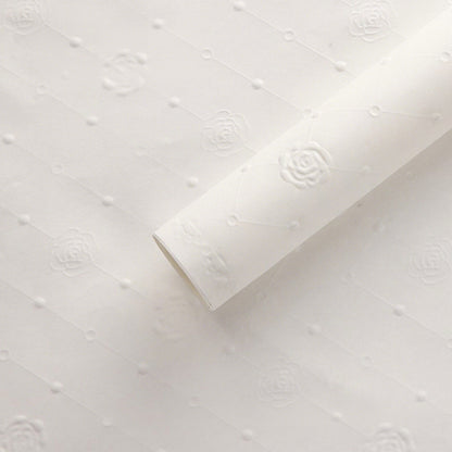 20pcs Embossed Rose Kapok Paper (52x52cm)