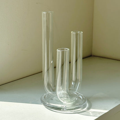 Minimalist Trio Glass Test Tube Vase