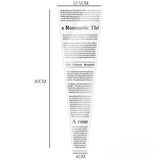 Load image into Gallery viewer, 40pcs Vintage Book Page Single Rose Sleeves