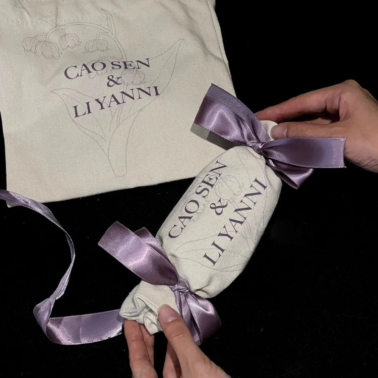 50 sacs cadeaux personnalisés en toile écologique