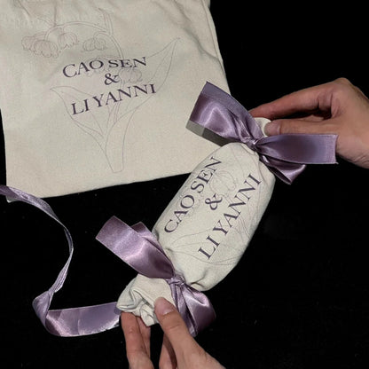 50 sacs cadeaux personnalisés en toile écologique