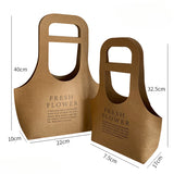 Load image into Gallery viewer, 10pcs Kraft Wrapping Bags with Handle for Flowers