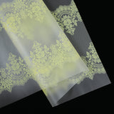 Load image into Gallery viewer, Vintage Lace Frosted Cellophane Wrap Paper Pack 20