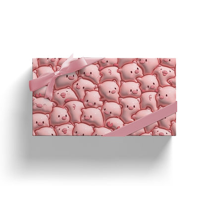 Pink Pig Gift Wrapping Paper (50x70cm) Pack 2
