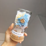 Load image into Gallery viewer, Mini Preserved Flower Bouquet Wish Bottle