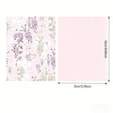 Load image into Gallery viewer, 10pcs Wisteria Floral Bouquet Wrap Paper (38x50cm)