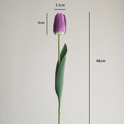 19" Real Touch Artificial Tulip Stem