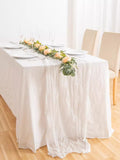 Load image into Gallery viewer, Pleated Table Runner Cloth for Weddings