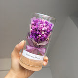 Load image into Gallery viewer, Mini Preserved Flower Bouquet Wish Bottle