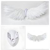 Load image into Gallery viewer, Kinetic White Angel Wings for Floral Arrangements