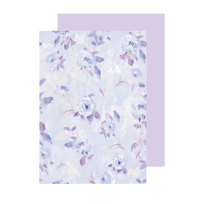 20pcs Rose Print Floral Wrap Paper (35x50cm)