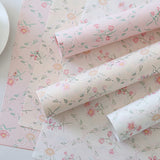 Load image into Gallery viewer, Retro Style Floral Wrapping Paper Pack 15 (50x58cm)