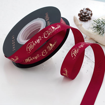 24 Yards Christmas Satin Ribbon for Crafts