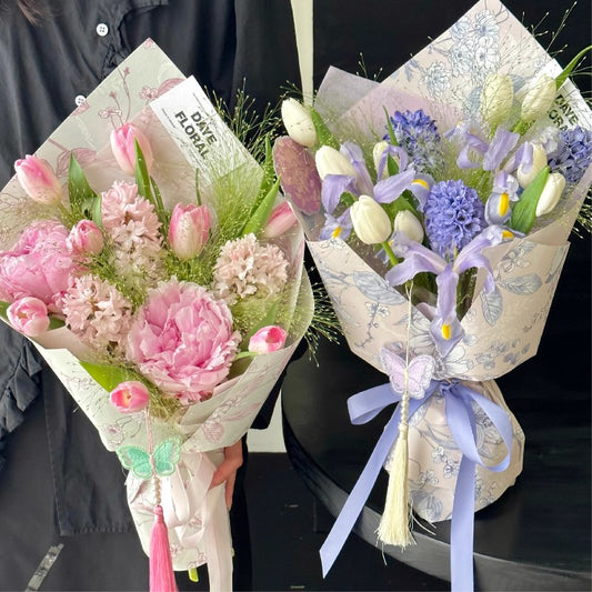 10pcs Mother's Day Vintage Floral Wrap Paper (38x58cm)