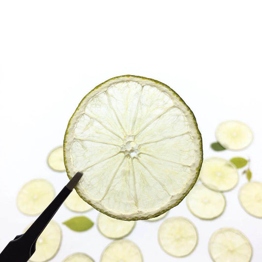 Real Dried Pressed Green Lemon Slices