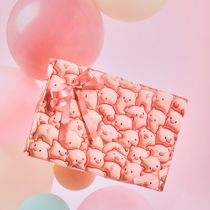 Pink Pig Gift Wrapping Paper (50x70cm) Pack 2