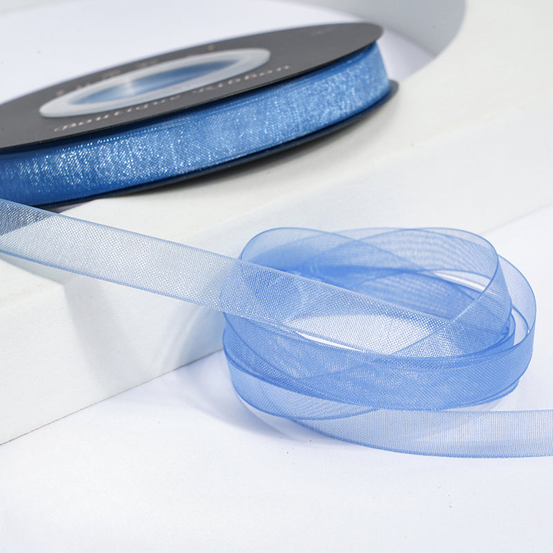 Solid Color Sheer Organza Ribbon (10mmx50Yd)