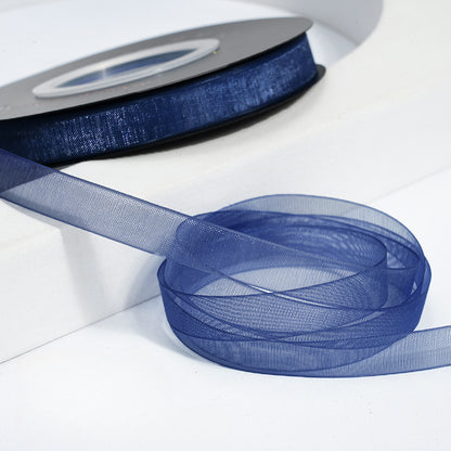Solid Color Sheer Organza Ribbon (10mmx50Yd)