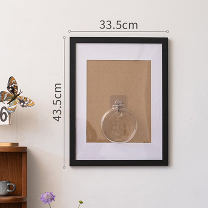 Photo Frame Wall-mounted Glass Vase Set