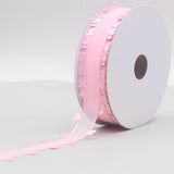 Load image into Gallery viewer, Organza Ribbon with Heart Edge(25mmx20Yd)