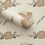 Load image into Gallery viewer, Rose Print Flower Wrap Paper Pack 20 (58x58cm)