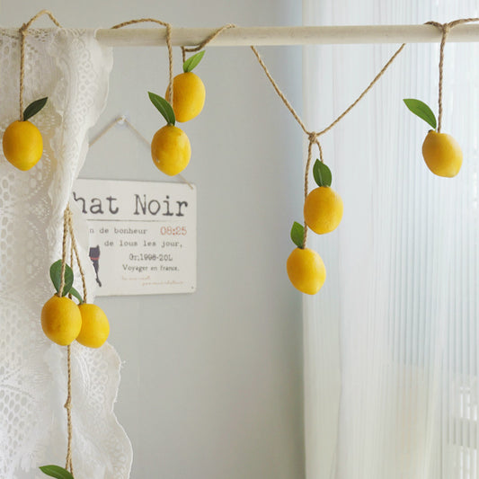 Artificial Lemon Fruit Vine Garland (150cmL)