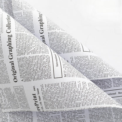 Vintage Newspaper Bouquet Paper Pack 40 (20" x 28")