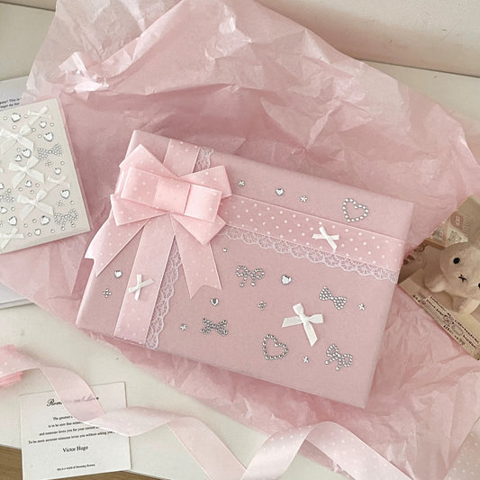 Light Pink Pearlescent Tissue Paper Pack 50
