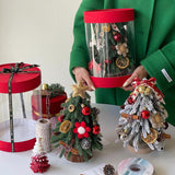 Load image into Gallery viewer, Mini Christmas Tree DIY Kit with Ornaments