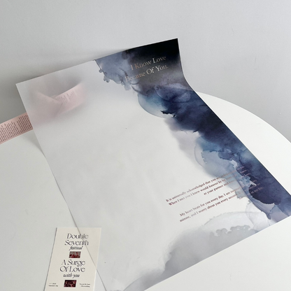 10pcs Watercolor Print Bouquet Paper (38x53cm)