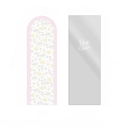 Papier de support et tiges de rose individuelles transparentes, lot de 50