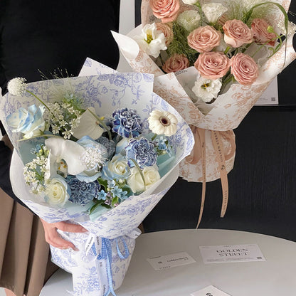 20pcs Vintage Botanical Kapok Wrap Paper (38x50cm)